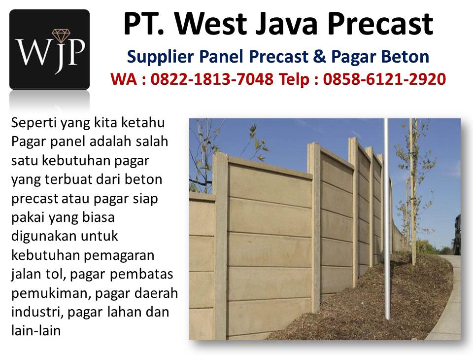 Harga alat cetak pagar panel beton hubungi wa : 085861212920, pabrik pagar panel beton precast di Bandung.  Vendor-pagar-beton-alcon
