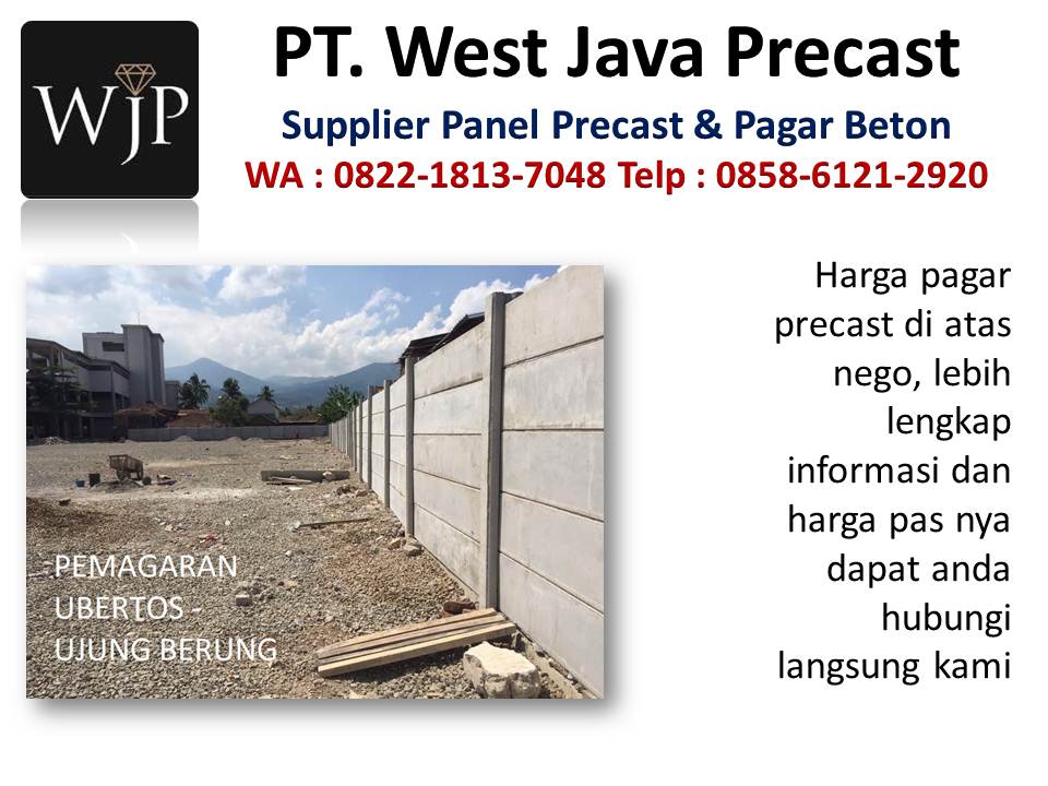 Pabrik pagar beton dan besi hubungi wa : 082218137048, produsen panel precast di Bandung Vendor-pagar-beton-pracetak
